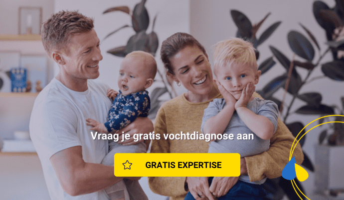 Gezin kiest voor een gratis vochtanalyse van Murprotec 