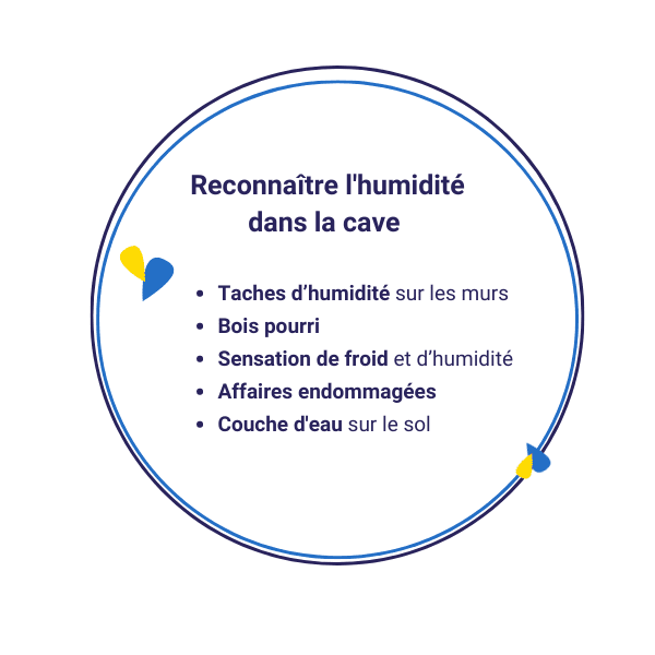 Reconnaître l’humidité dans une cave