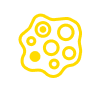 Icoon schimmels (geel)