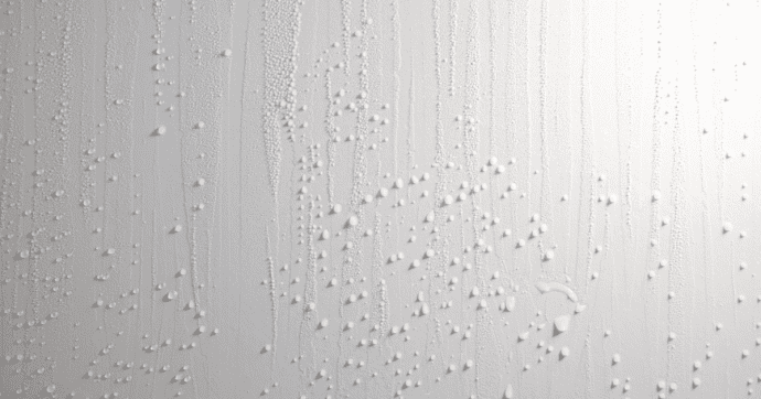 Condensation de l'humidité sur le mur