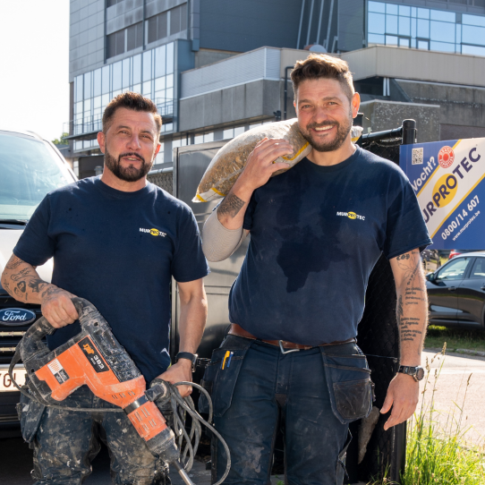 Murprotec experts maken kelder waterdicht 