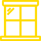 Icoon raam (geel)