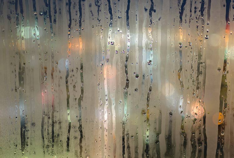 problème de condensation sur les fenêtres
