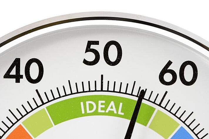 Le taux d’humidité idéal Le taux d’humidité idéal